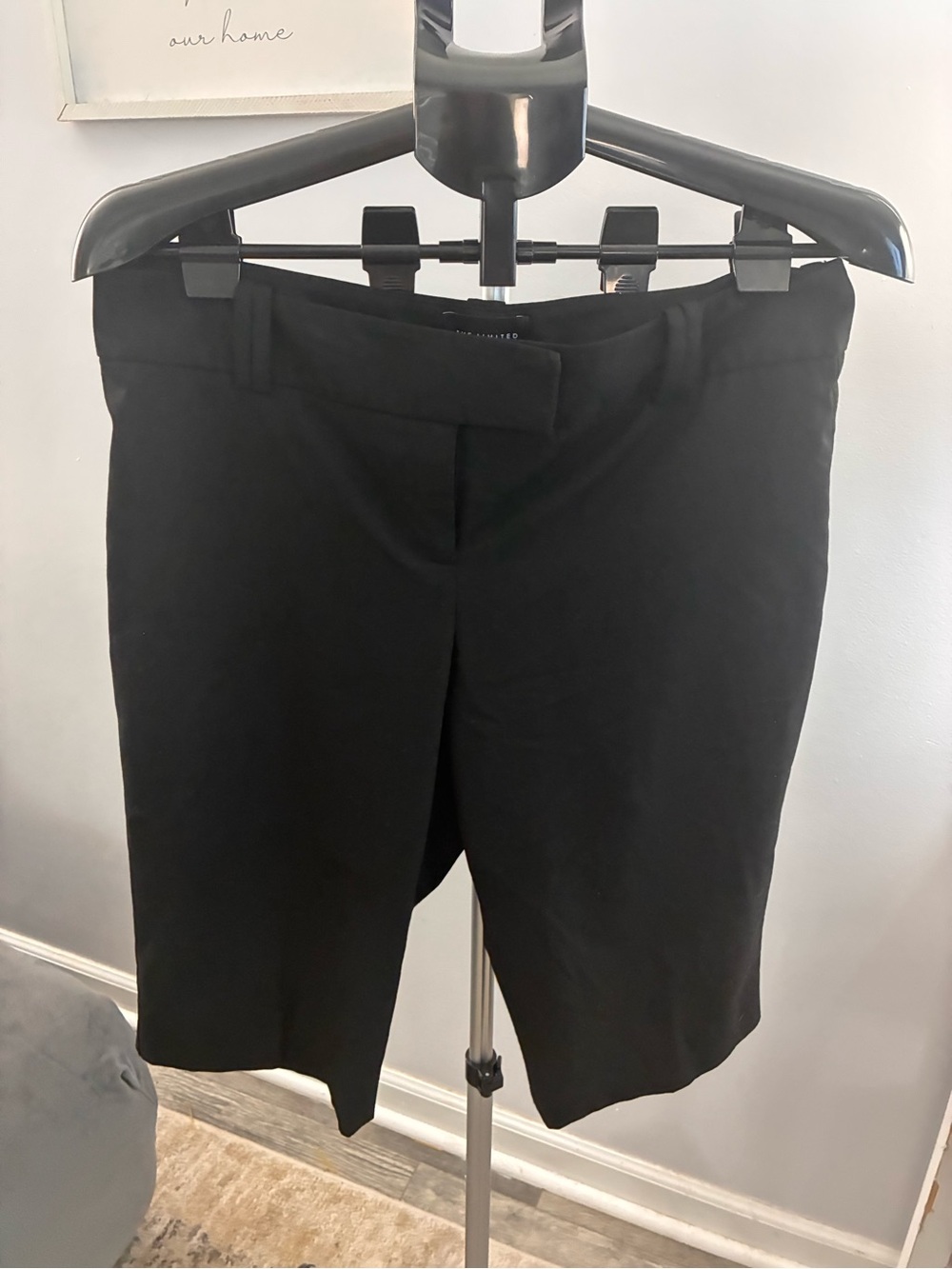 The Limited Black Tailored Bermuda Shorts